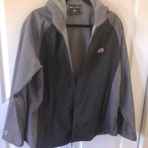 Ladies. 2XL. University of Utah. Rain jacket. Zip up.